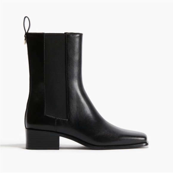 H&M Sleek Black Ankle Booties - Picture 2 of 3